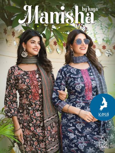 MANISHA BY KAYA KURTI DESIGNER COTTON KURTIS & SALWAR SUIT WHOLESALER IN INDIA